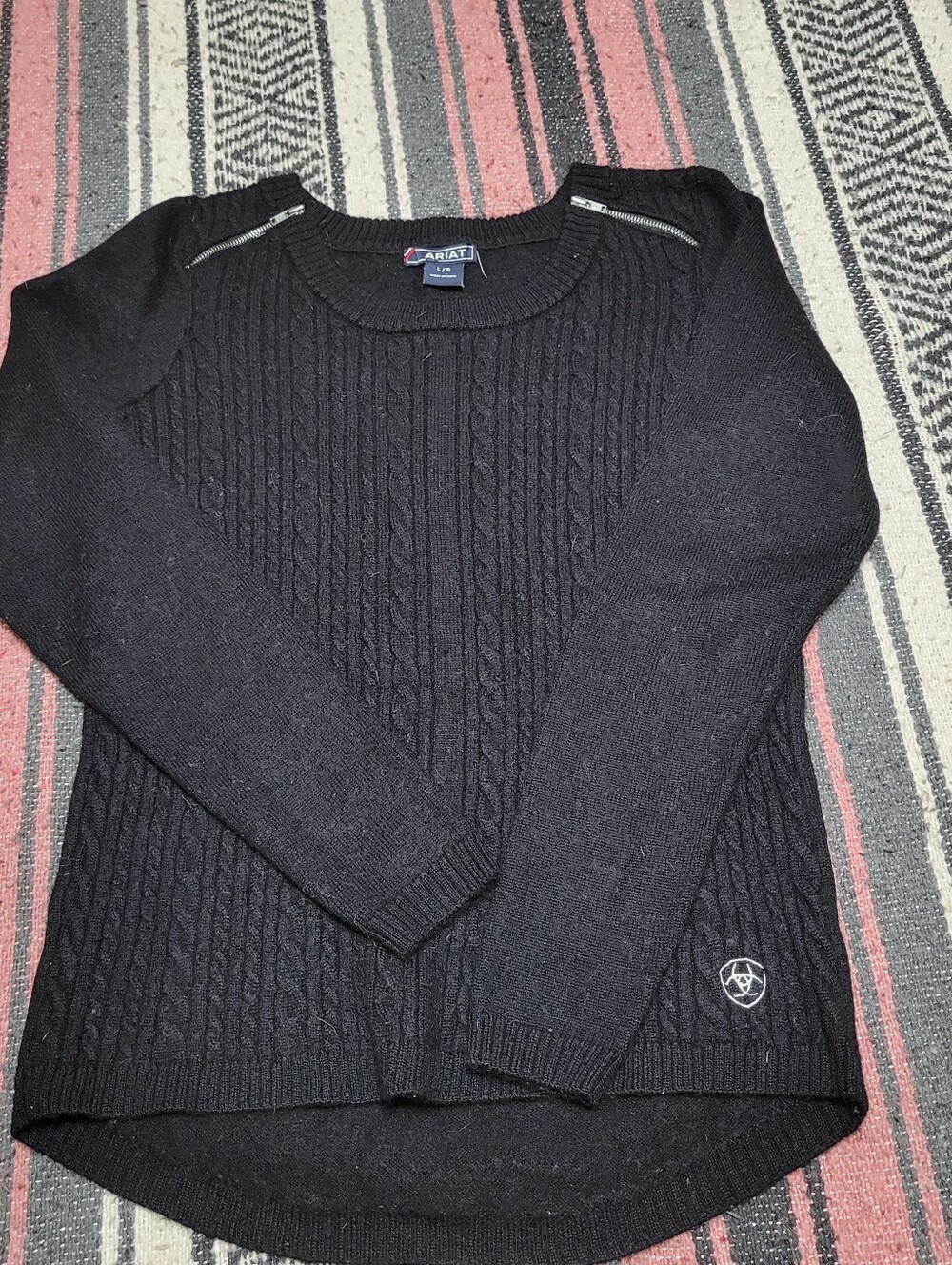 ariat wool blend sweater